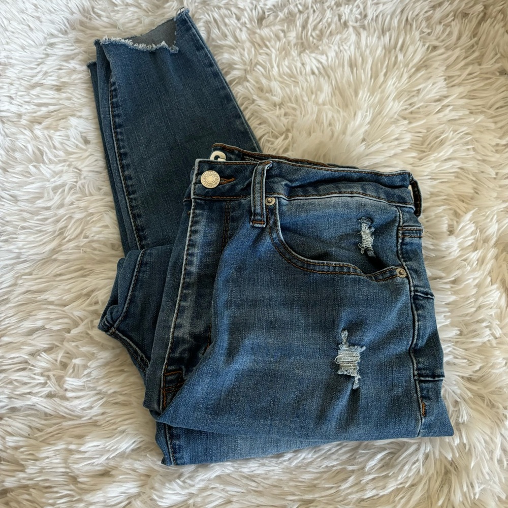 Distressed Jeans Size 13
